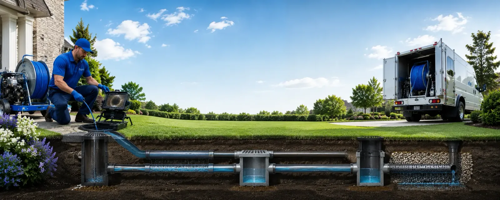 Outdoor drain cleaning information for Highland Lake, NY